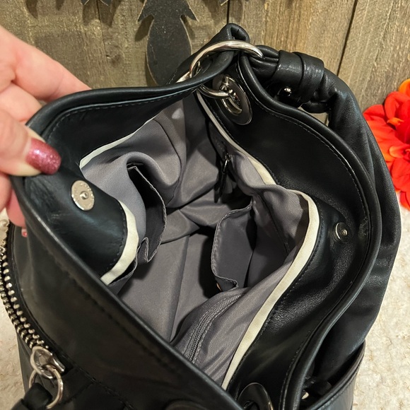 Authentic COACH Parker Hippie Black Leather Bag 13411 EUC! 💎 - Picture 11 of 11